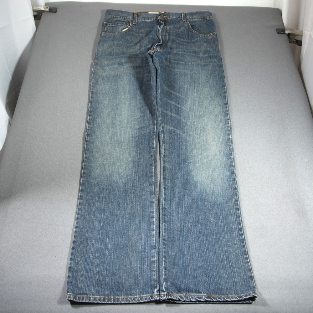 VTG Y2K Levis 517 Bootcut Denim Men Jeans 33x33 FADE Cowboy Western Skate